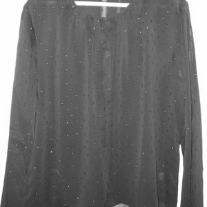 Beautiful sparkly black top fr the Limited. Sz XL